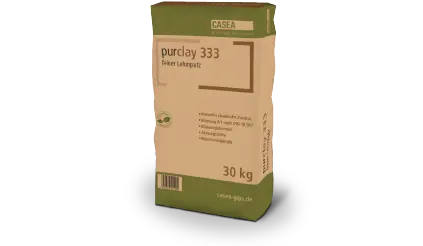 purclay 333  – feiner, maschinengängiger Lehmputz