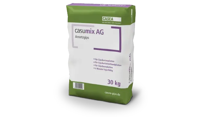 casumix AG – Gips zum Ansetzen von Gipskarton- und Gipsfaserplatten