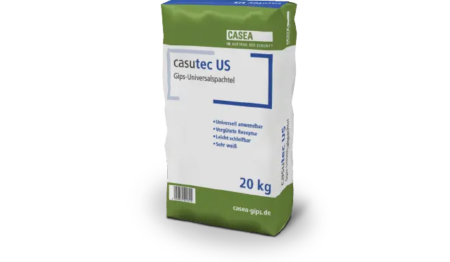 casutec US – Gips-Universalspachtel mit variablen Verarbeitungszeiten