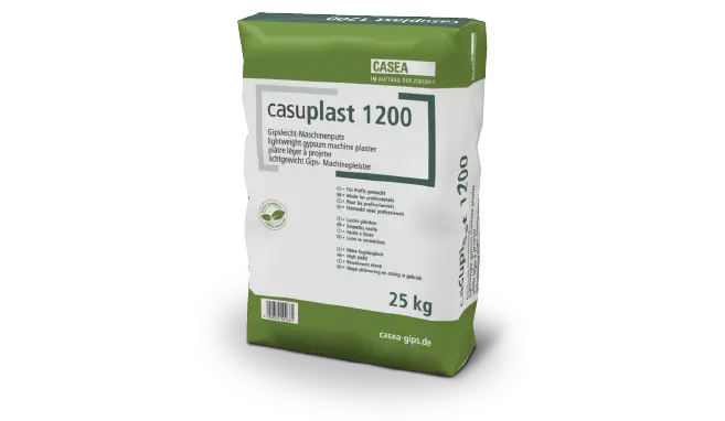 casuplast 1200 – lightweight gypsum machine plaster