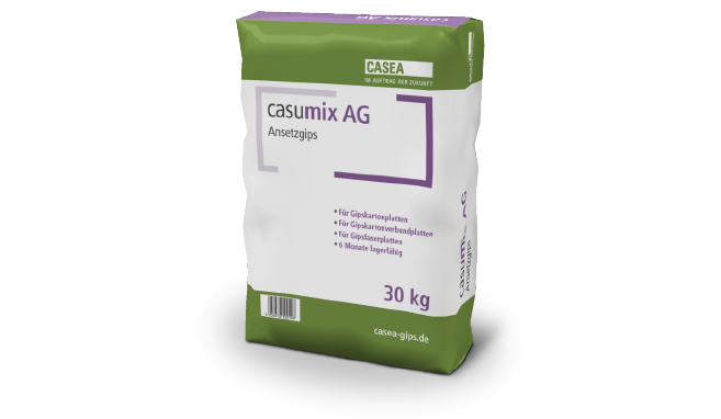casumix AG – Gips zum Ansetzen von Gipskarton- und Gipsfaserplatten